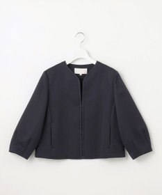 自由区 S 【洗える】グログランパフスリーブ ジャケット