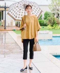 Tiaclasse L 【日本製】ドライモーメント裾スリットパンツ