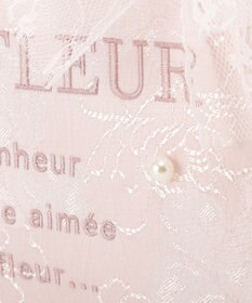 Maison de FLEUR レースリボンフリルハンドルスクエアトートSバッグ