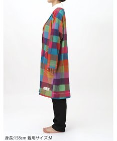 WACOAL ワコールリラックス ローブ 【AVOCA×ワコール】 長袖 ルームウェア 保温率の高い裏起毛天竺を使用 フリース素材(襟元) BRW703 /ワコール