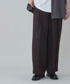 WEGO トロミ　ベルト付きワイドスラックス