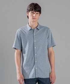 JOSEPH HOMME パターンジャガードストレッチ  /  レギュラーカラー半袖シャツ