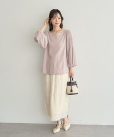 earth music&ecology マジョリカプリーツプルオーバー