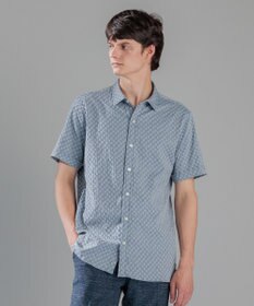 JOSEPH HOMME パターンジャガードストレッチ  /  レギュラーカラー半袖シャツ
