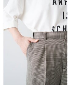 Green Parks きれいシルエットパンツ（ワイドストレート／柄）