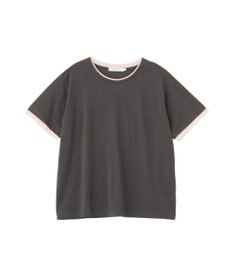 AMERICAN HOLIC 配色レイヤード風シアーＴシャツ
