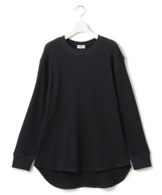 J.PRESS YORK STREET 【WOMEN】サーマルラウンドヘム ロングスリーブTシャツ