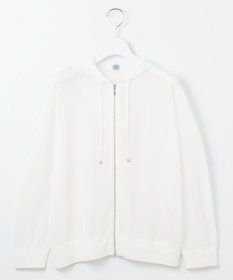 J.PRESS LADIES S 【WEB限定カラーあり・洗える】SHEER LIGHT KNIT ラメ パーカー