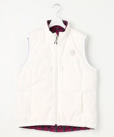 23区GOLF 【WOMEN】【撥水・ストレッチ】リバーシブル ダウンベスト