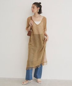 WEGO 【ANGIE VINTAGE】メッシュジレワンピース