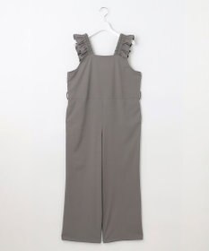 Feroux 【洗える】ショルダーフリル オールインワン