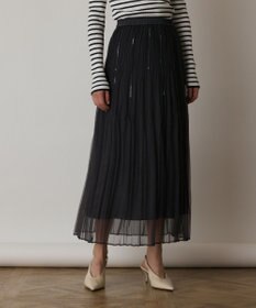 GRACE CONTINENTAL オーガンスパンコールスカート