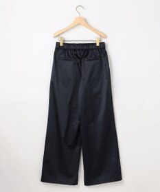 組曲 L バックウォームサテン ドロストワイドパンツ