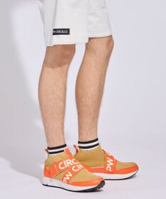 PW CIRCULUS 【虫よけ加工】【MEN】ラインソックス ショート丈  ゴルフ