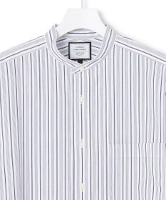 J.PRESS YORK STREET 【UNISEX】バンドカラー　ストライプシャツ