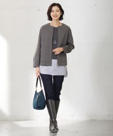 J.PRESS LADIES リバーシブル エポ リング ネックレス
