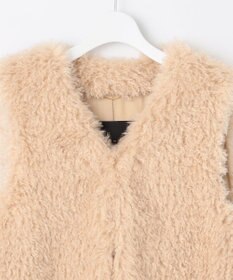 自由区 S 【カタログ掲載・Premium Collection】エコカシミヤファー ジレ