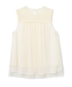 GRACE CONTINENTAL チュールノースリーブ トップ