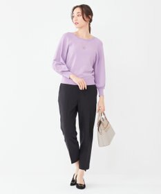 ANY SIS 【洗える】タックポイント ニット