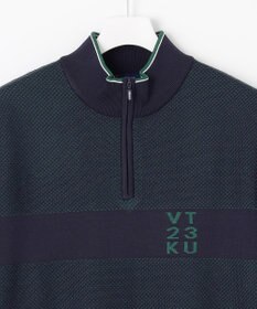 23区GOLF 【MEN】【ウォッシャブル】ハーフジップニットプルオーバー