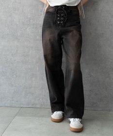 WEGO レースアップデニムパンツ