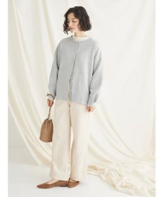 CRAFT STANDARD BOUTIQUE 裏起毛リングドットカーディガン