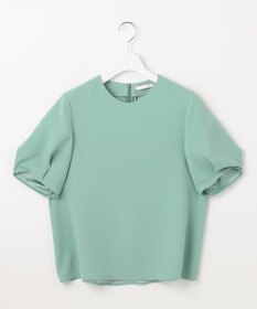 自由区 S 【SHIHOさんコラボ・洗える】バックサテンジョーゼット ブラウス