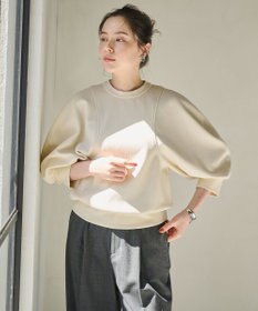#Newans ラウンドスリーブカットソー