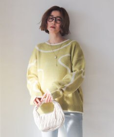 WEGO 【25年秋冬新作】ニュアンスライン配色プルオーバー