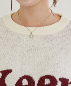 WEGO フラッフィーグラフィックBIGニットプルオーバー