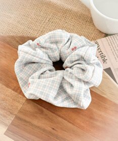 WEGO Lチェリーチェックシュシュ