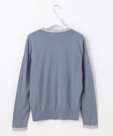 J.PRESS LADIES 【洗える】トリムツイン ニット