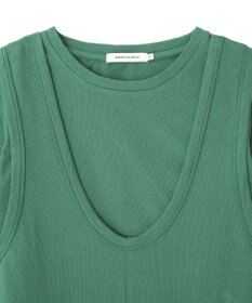 AMERICAN HOLIC 【2点セット】Tシャツ＋Uネックワンピース