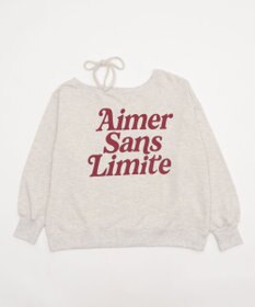 WEGO 【25年秋冬新作】2WAYグラフィックワンショルBIGスウェット