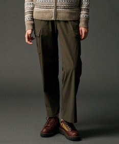 JOSEPH ABBOUD MOUNTAIN 【2wayストレッチ/軽量/ECO撥水】ナイロンリップ2wayストレッチ トレッキングカーゴパンツ
