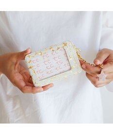 tsumori chisato CARRY 新マルチドット パスケース 定期入れ 【キラキラでかわいい！本革のやわらかな風合い】