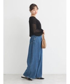 earth music&ecology メッシュカーディガン