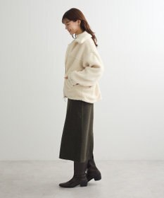 Green Parks リバーシブルコンビボアブルゾン