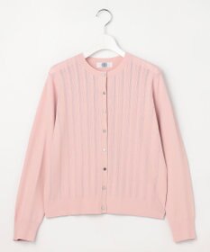 J.PRESS LADIES Rayon Elite Stretch クルーネック カーディガン