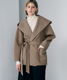 メルトンリバー フーデットコート / uncrave | ファッション通販