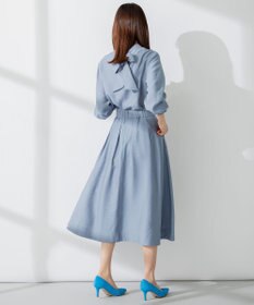 組曲 【セットアップ対応・ウエストゴム仕様】ニュアンスシフォン スカート