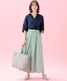 ANY 【吸水速乾/イージーケア/UVカット/接触冷感】さらさらDRYスカーチョ