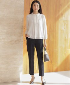 組曲 S 【WEB限定・2WAY】ジョーゼットシフォンレース襟 ブラウス