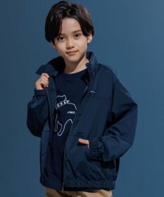 J.PRESS KIDS 【撥水】【100-130㎝】バックロゴ ポケッタブル ブルゾン
