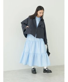 earth music&ecology ショートトレンチコート