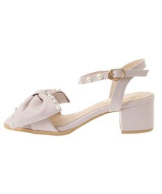 Maison de FLEUR パールリボンサンダル