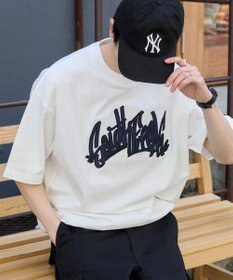 WEGO 【ユニセックス着用ITEM】ワッペンロゴドロストBIG　T（SS）