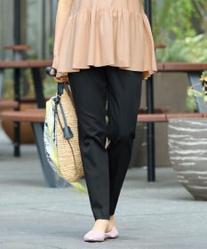 自由区 L 【接触冷感・吸湿・速乾】COOLMAX テーパードパンツ