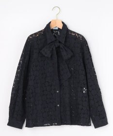 組曲 【先行予約・WEB限定】フラワーラッセルレースシャツライク ブラウス