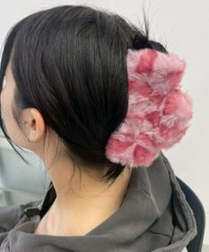 WEGO Lファーレオパードスクエアバンス